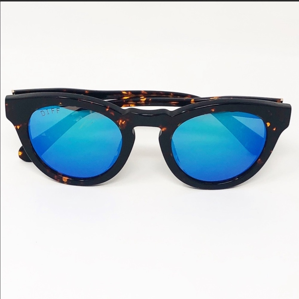 Diff Blue Mirrored Polarized Dime 2 Sunglasses
